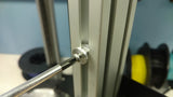 1" T-Slot Nut 1/4 Turn Aluminum w/screw by SeeMeCNC