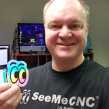 SeeMeCNC Holographic Blinky Eyes Sticker