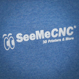 SeeMeCNC Short Sleeve Blue/White T-Shirt Artemis Blueprint