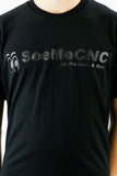 SeeMeCNC Short Sleeve Black/Black T-Shirt Back in Black