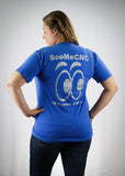 SeeMeCNC Short Sleeve Royal Blue/Silver T-Shirt Orion Blue