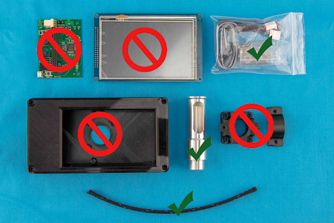 5 Inch Touch Screen Controller Kit for Artemis 300 - Wiring and Mechanical Parts Only