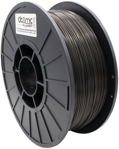 1.75mm Translucent Smoke Black PETG Atomic Filament 1kg Spool