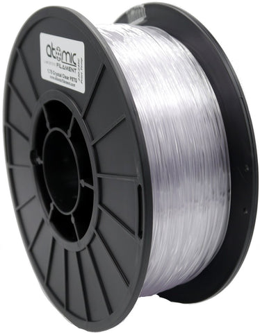 1.75mm Crystal Clear/Natural PETG Atomic Filament 1kg Spool