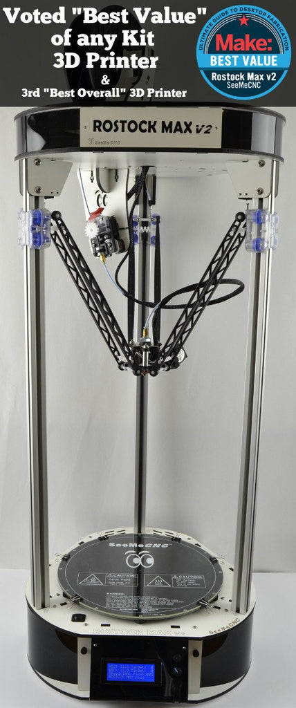 SeeMeCNC Rostock MAX V2 Desktop 3D Printer Kit