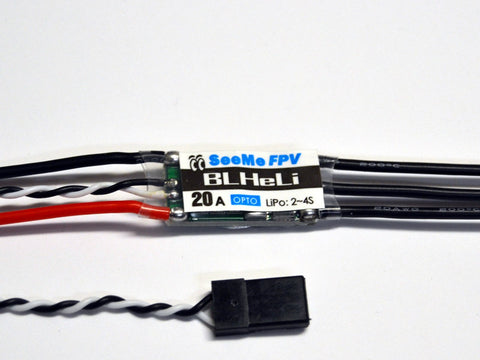 SeeMeFPV™ BL20 20 Amp Opto ESC w/BLHeLi-seemefpv-SeeMeCNC